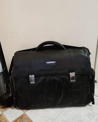 borsa da lavoro Piquadro marrone in pelle 