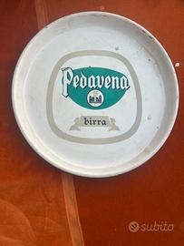 Vassoio pubblicitario per la Birra Pedavena