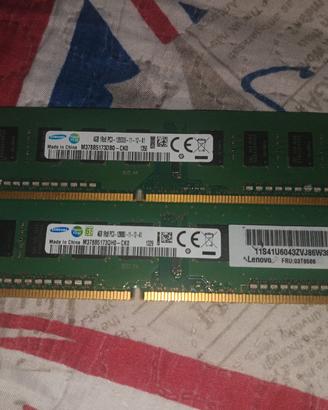 2x4GB Samsung DDR3 1600MHz PC3-12800 Desktop RAM 