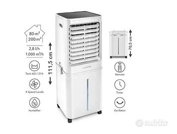 Aircooler, raffrescatore d'aria, umidificatore
