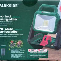 Nuovo!Lampada faro LED batteria Parkside GARANZIA