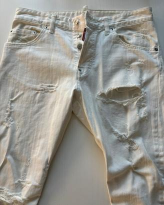 Jeans Dsquared bianco Tg.46