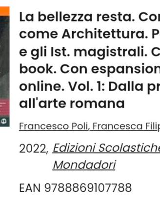  La bellezza resta - Arte volume 1