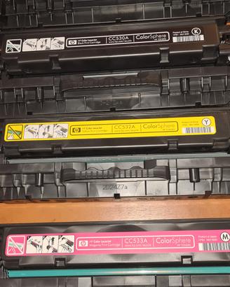 Toner HP originali CC530/CC531/CC532/CC533