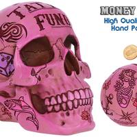 Salvadanaio Teschio Calaveras Tattoo Money Box