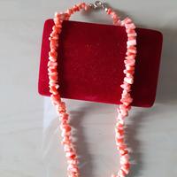 Collana in corallo rosa 