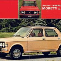 Depliant auto Fiat carrozzeria Moretti Fissore