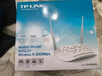 Modem Router TP-Link DSL2+ Wireless N 300Mbps