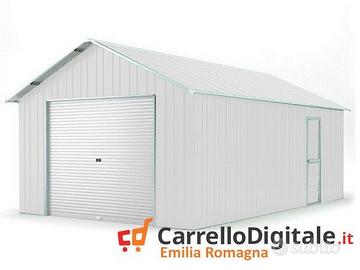 Baracca container 438x724 cm saracinesca bianco