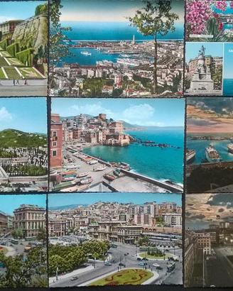 Genova - Lotto di 50 cartoline a colori cecami