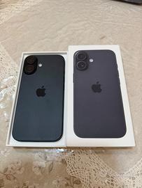 Iphone 16 128gb nero +cavo e scatola originale