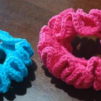 Elastici capelli cotone lavorati a mano uncinetto 