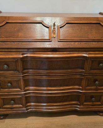 Mobile a ribalta / Scrittoio in legno classico