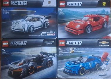 Lotto 4 LEGO Speed Champions - Sigillati (Fuori Pr
