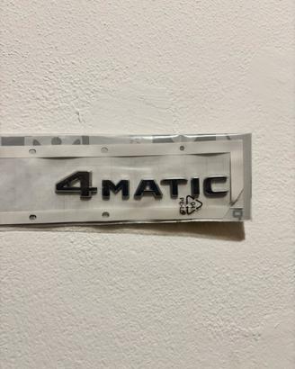 scritta 4matic mercedes