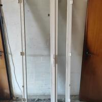 2 Porte-Finistre in alluminio con vetro