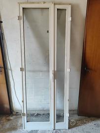 2 Porte-Finistre in alluminio con vetro
