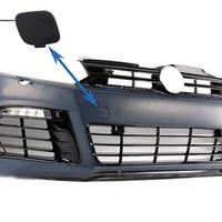 Gancio traino paraurti anteriore VW Golf VI 6 R20