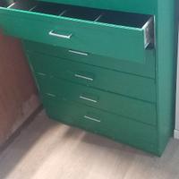 cassettiera metallica 6 cassetti