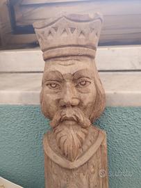 Fregio in legno intagliato vintage (anni '50-'60)