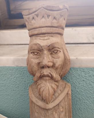 Fregio in legno intagliato vintage (anni '50-'60)