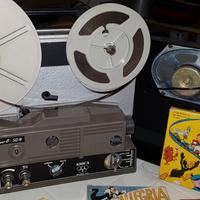 proiettore super 8 sonoro funzionante con film