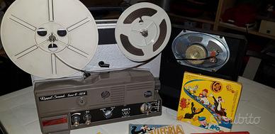 proiettore super 8 sonoro funzionante con film