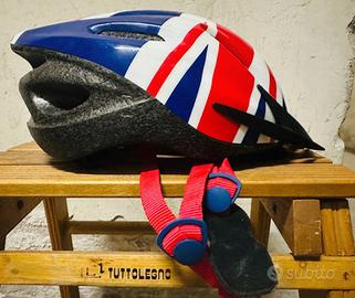 Casco bici KM Helmet Racing Union Jack 53-58 cm