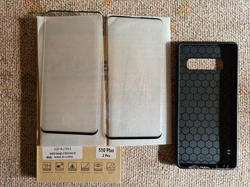 Cover e pellicola Samsung Galaxy S10+ plus