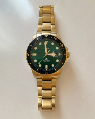 Orologio Fossil Blue Dive FS6030 – Verde/Oro