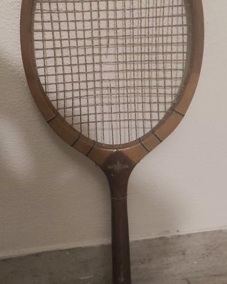 Racchetta vintage in legno 