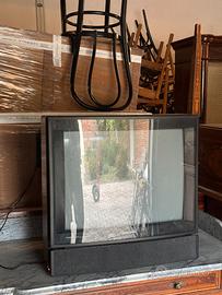 TV CRT Brionvega vintage con soundbar integrata