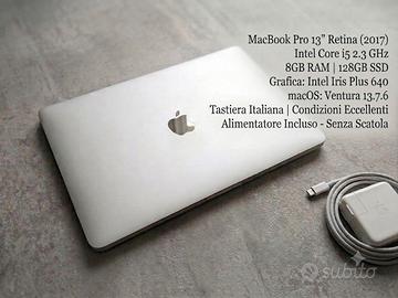 MacBook Pro 13" Retina (Intel i5, 8GB RAM, 128GB S