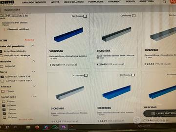 BTicino Legrand lotto canali zincati e curve p31