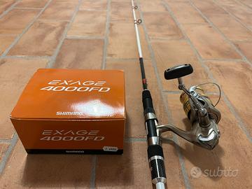 Canna jigging shooter xtr con shimano exage 4000fd