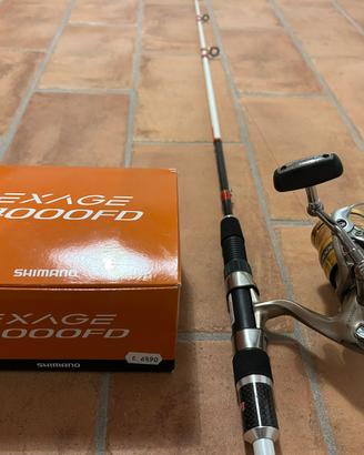 Canna jigging shooter xtr con shimano exage 4000fd