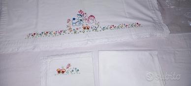 Lenzuolo per culla 3 pezzi 