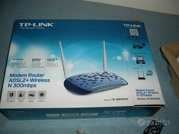 Modem Router TP-Link TD-W8960N Adsl2 Wireless 300
