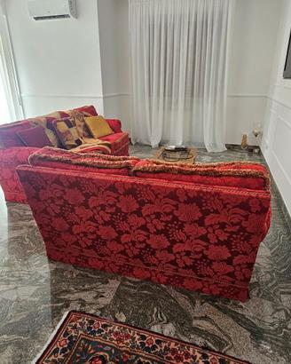 Salotto elegante classico: coppia diva 2 posti+3 