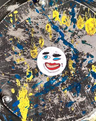 🧸🔍 Lampada comignolo colorata in metallo