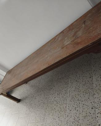 Grande tavolo da refettorio in legno massello
