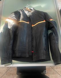 Giubotto moto in pelle della s-tech taglia xl