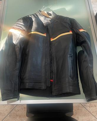 Giubotto moto in pelle della s-tech taglia xl