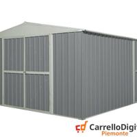 Box prefabbricato in acciaio 360x430 grigio chiaro
