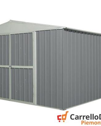 Box prefabbricato in acciaio 360x430 grigio chiaro