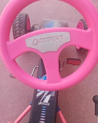 Go-Kart a pedali Hauck Sirocco rosa/nero  bambini 