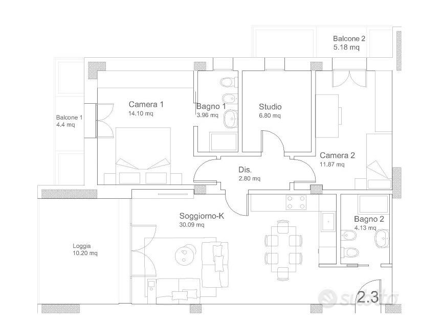 Apartment in Calderara di Reno, Bologna - Vista 5