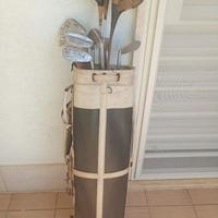 Antico Set 15 Mazze Da Golf Vintage da Collezione