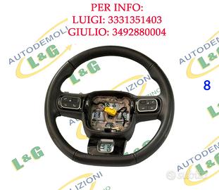 VOLANTE IN PELLE CITROEN C3 2021 CON COMANDI AL VO
