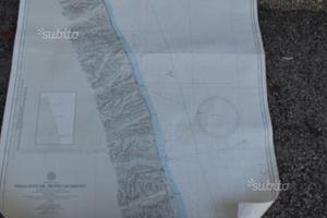 CARTE NAUTICHE mar adriatico, tirreno e mediterran